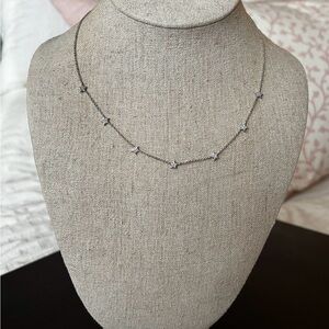 Stella & Dot Stars Align Necklace Silver